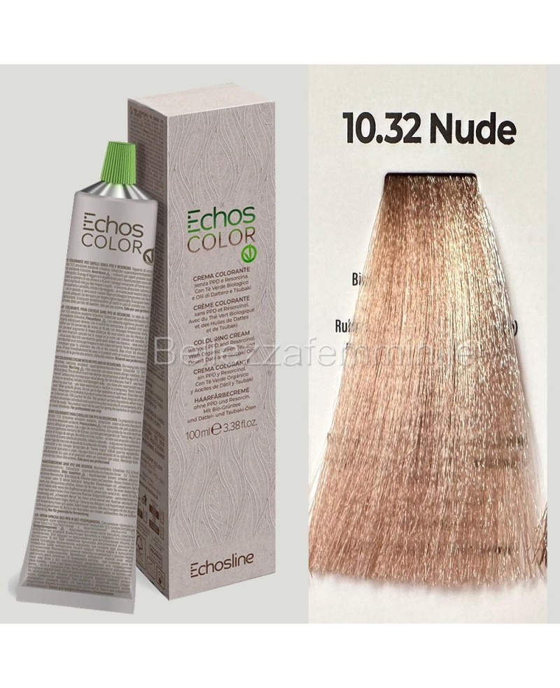 Tinta crema colore Capelli  100 ml  3x tubetto + ossigeno da 1000 ml  Echosline senza PPD e Resorcina
