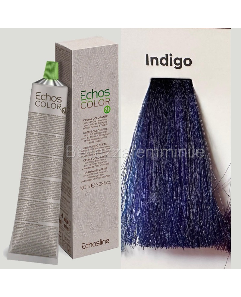 Tinta crema colore Capelli  100 ml  3x tubetto + ossigeno da 1000 ml  Echosline senza PPD e Resorcina