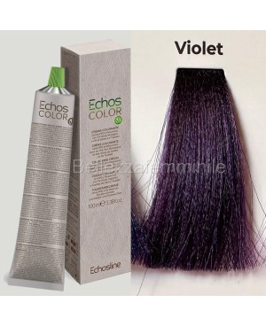 Hair color cream dye 100 ml 3x tube + oxygen 20 vol of 1000 ml Echosline without PPD and Resorcina