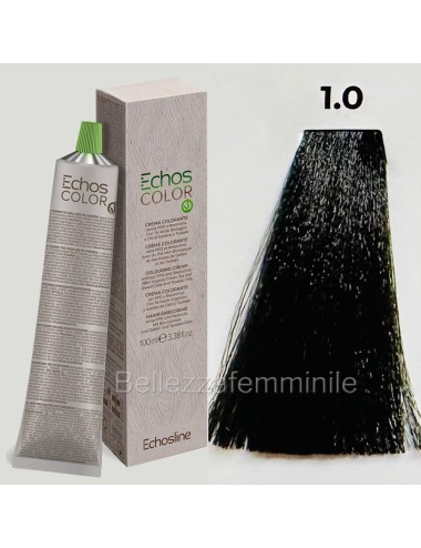 Tinta crema colore Capelli  100 ml  3x tubetto + ossigeno 20 vol da 1000 ml  Echosline senza PPD e Resorcina