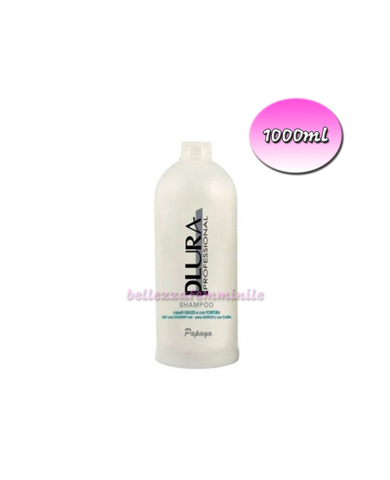 Shampoo for oily hair and dandruff 1000ml - PLURA