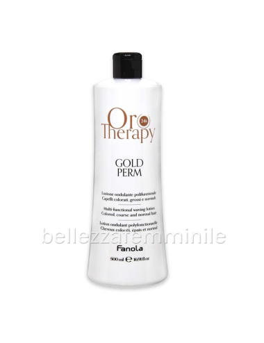 Permanente Cheveux colorés, épais et normaux Gold Therapy 500ml Fanola