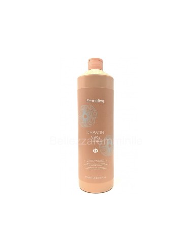 Restructuring shampoo with keratin 1000 ml - Echosline Keratin Veg.