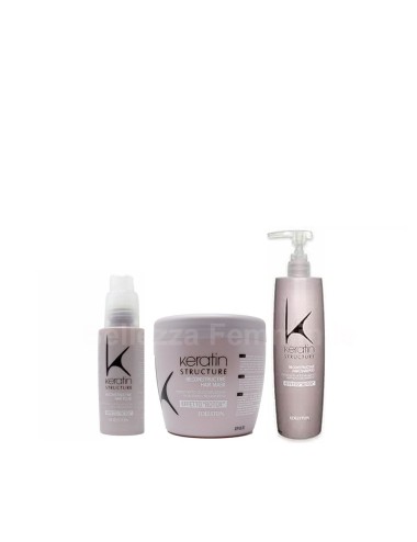 Hair Kit Shampoo 750 ml + Mask 500ml + Fluid 100ml Edelstein Botox Effect