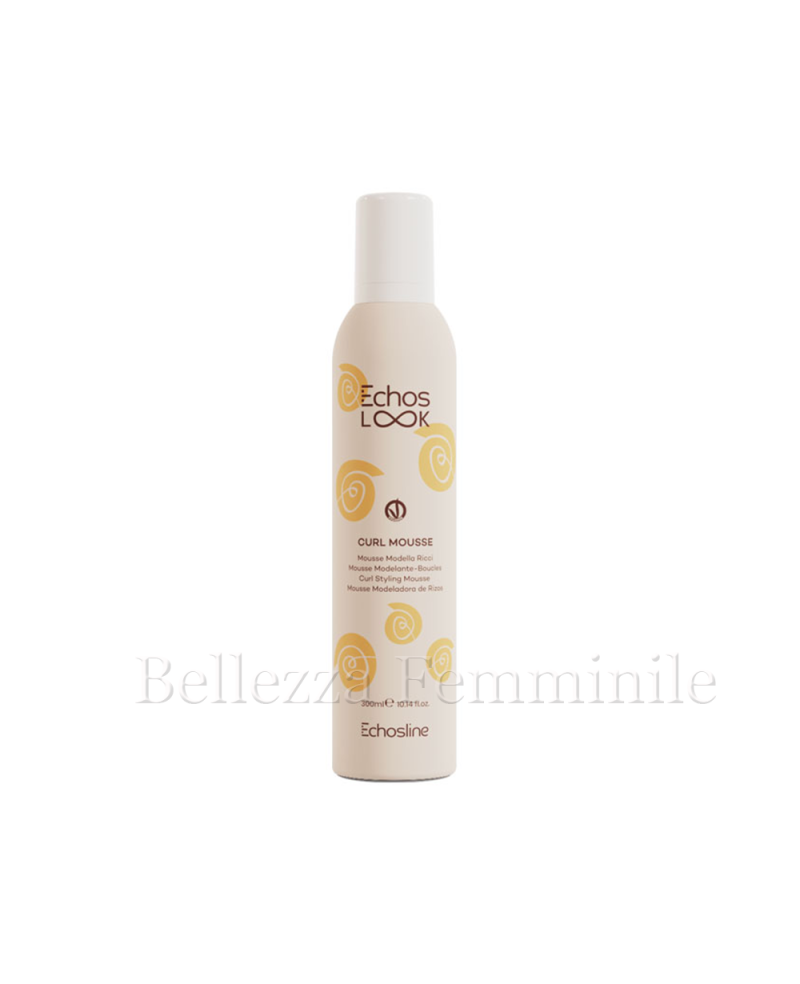 Curly Model hair mousse 250 ml - Echosline.