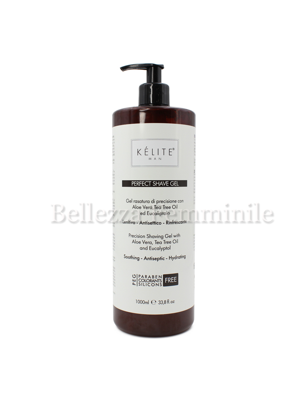 GEL RASATURA DI PRECISIONE KELITE MAN PERFECT SHAVE GEL 1000 ML