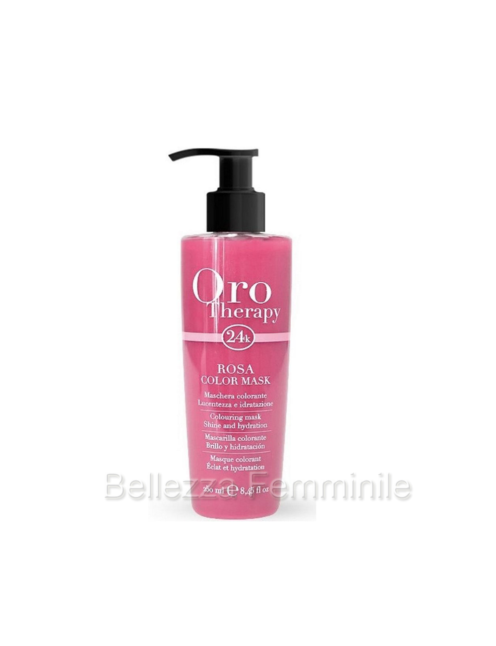 Maschera Capelli Colorata Rosa Oro Therapy 250ml