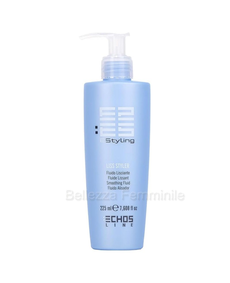 Fluido Lisciante Capelli Liscio-Ricci 225 ml Echosline Liss Styler