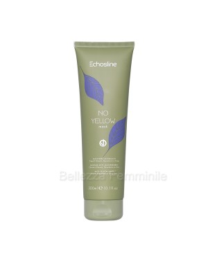 Maschera Capelli decolorati, biondi o grigi - No Yellow - Echosline 300ml