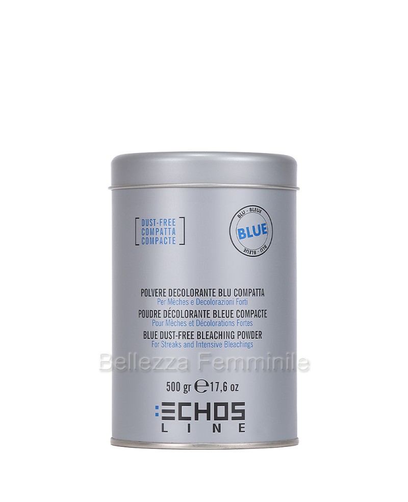 Polvere Decolorante Capelli BLUE Compatta Per Decolorazioni e Meches 500g - EchosLine