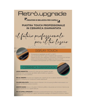 Retrò Upgrade Piastra Capelli Supergold Touch RUP-G957C