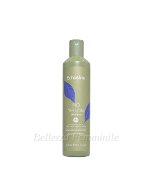 SHAMPOO FOR BLEACHED, BLONDE OR GRAY HAIR, No Yellow ECHOSLINE 300ML