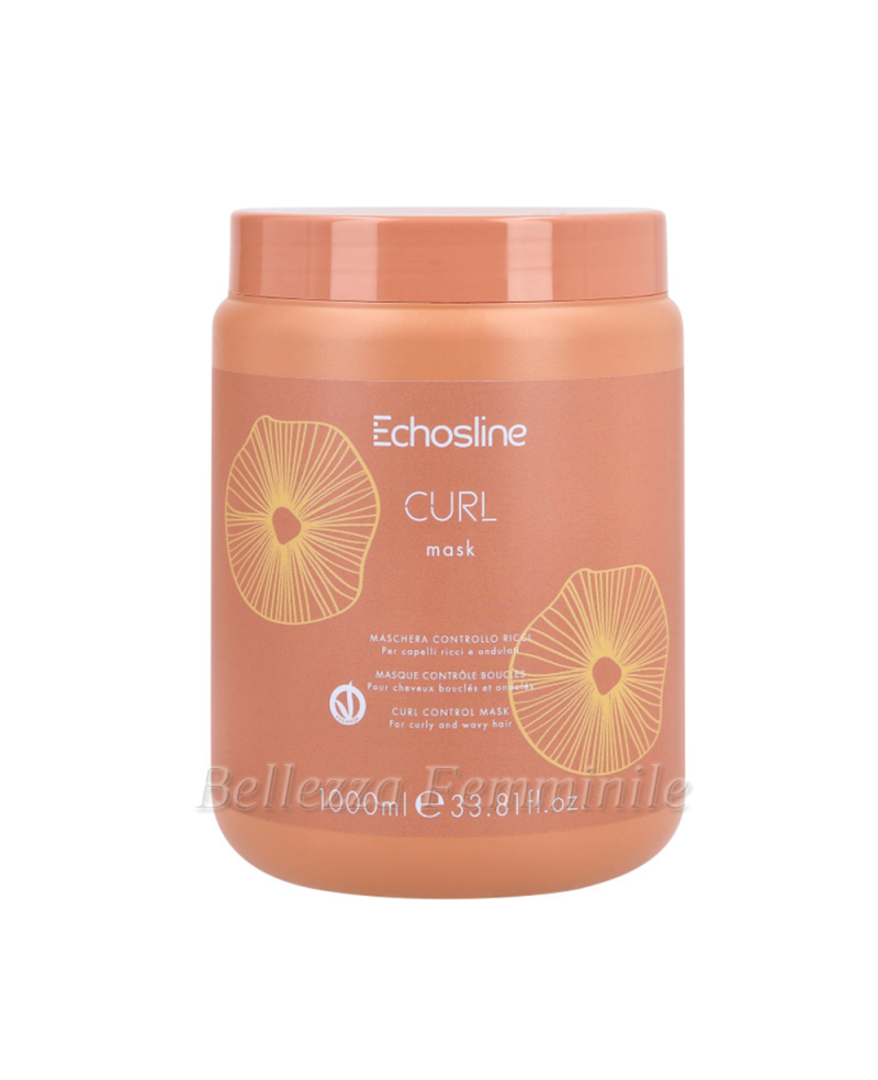 Maschera Capelli Curl controllo ricci 1000ml Echosline