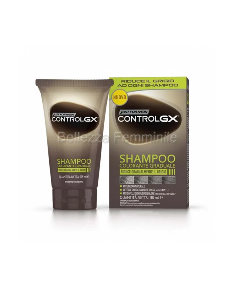 Shampoo Capelli Colorante Uomo Just For Men Control GX 118 ml