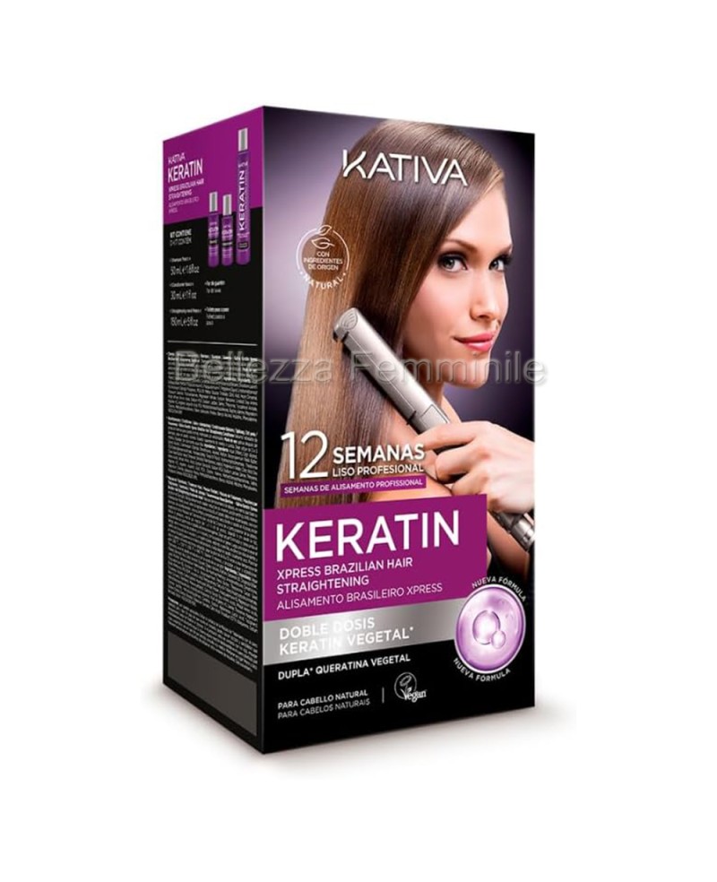 Stiraggio Capelli alla Keratina - liscioriccio Brasiliano - xpress Kativa