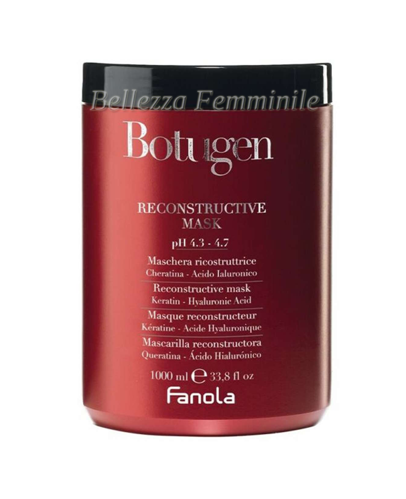 Reconstructive Hair Mask Keratin and Hyaluronic Acid Botolife 1000 ml - Fanola