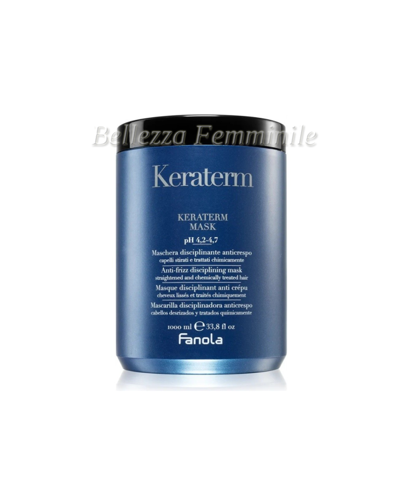 Anti-frizz hair mask with shea butter 1000 ml - Fanola Keraterm