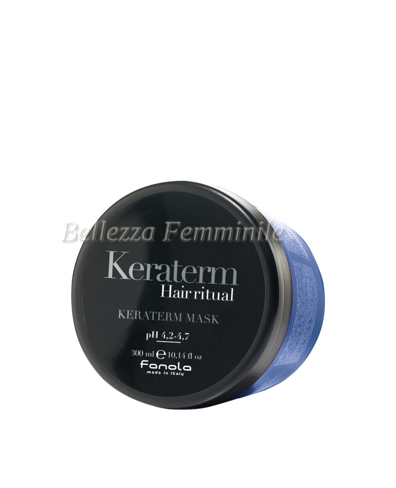 Anti-frizz hair mask with shea butter 300 ml - Fanola Keraterm