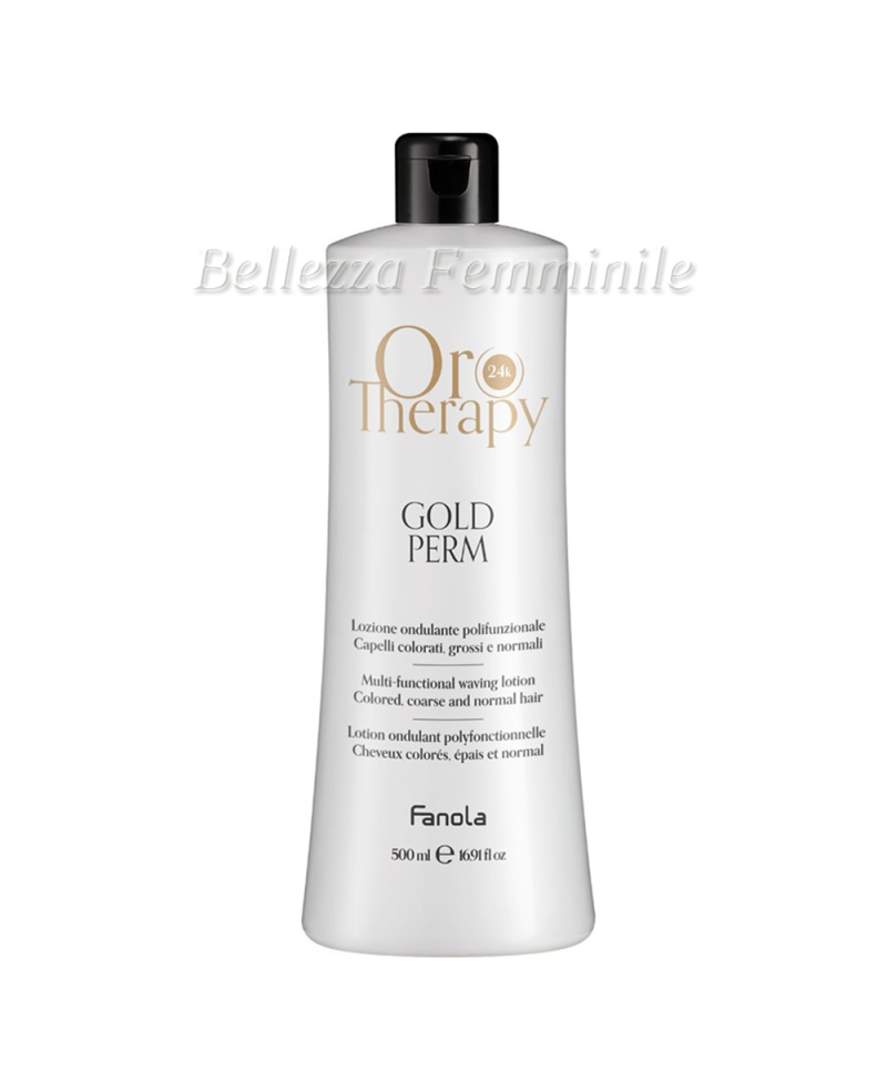 Permanente per Capelli Colorati, grossi e normali Oro Therapy 500ml Fanola