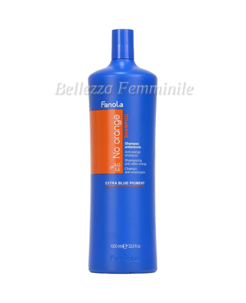 Shampoo Capelli Lisci-Ricci Antiarancio No Orange 1000ml Fanola