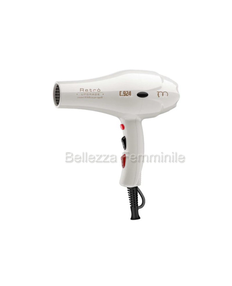 Professional Hair Dryer C.924 Retro.Upgrade 2100W White