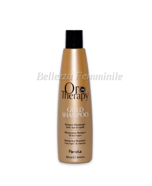 24k pure gold argan oil hair shampoo 300 ml - Fanola Oro Therapy