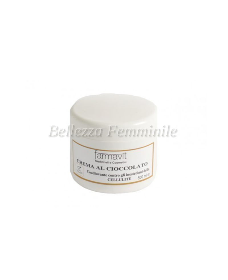 Chocolate Body Cream Anti-Cellulite Lipo Draining 500 ml - Farmavit