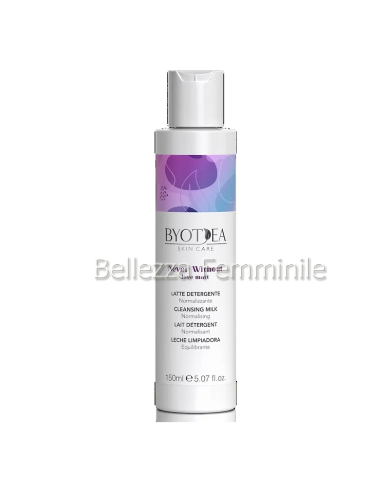 Normalizing Cleansing Milk - Skin Care Viso Never Without Love Matt - Byotea - 150ml