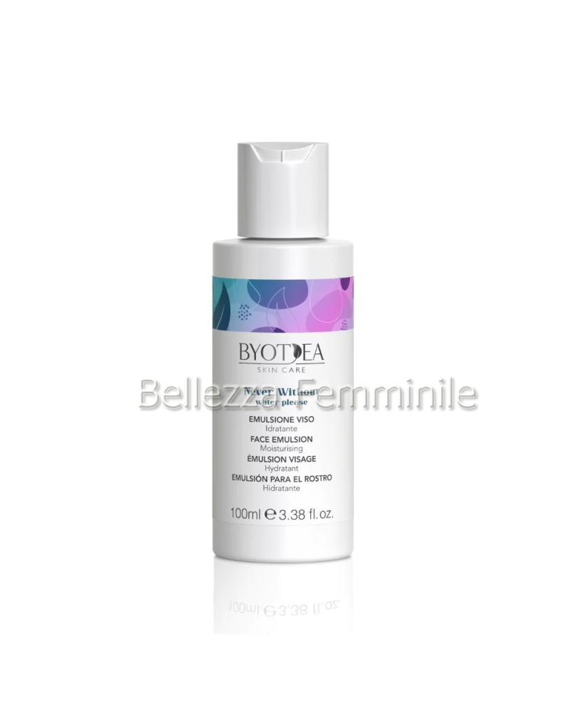 Emulsione Idratante Viso Never  Without 100ml -Byotea