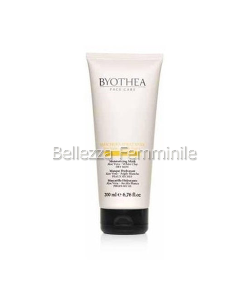 Maschera Viso Idratante con Aloe Vera ed Argilla Bianca Byotea200ml