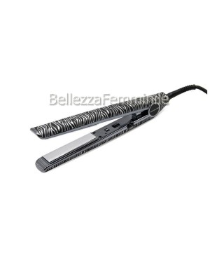 Professional Hair Straightener C1 Silver Zebra Corioliss + Free Heat Protection Spray