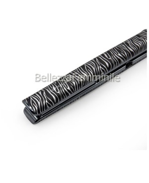 Professional Hair Straightener C1 Silver Zebra Corioliss + Free Heat Protection Spray