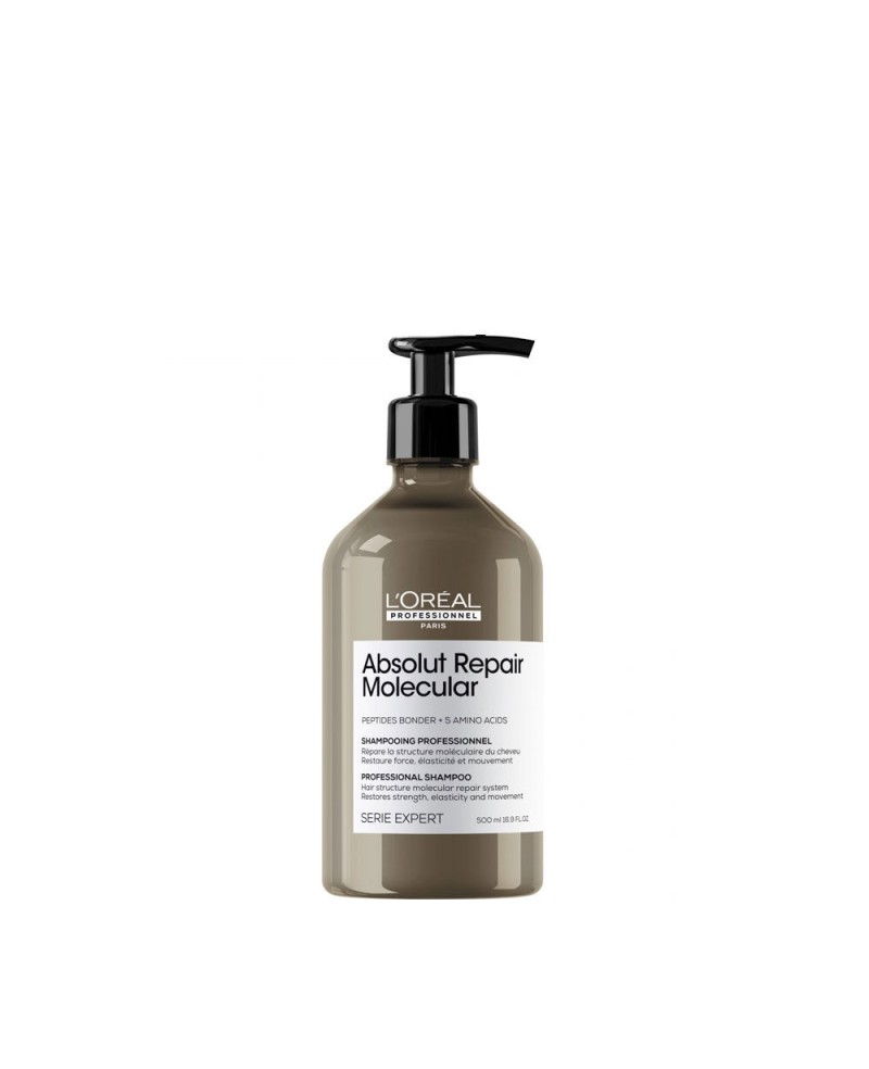 Absolut Repair Molecular Professional Hair Shampoo - 500ml - L'orèal Professional Paris Serie Expert