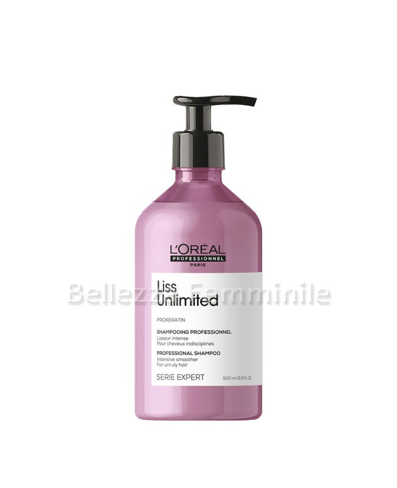 Liss Unlimited Professional Hair Shampoo - 500ml - L'orèal Professional Paris Serie Expert