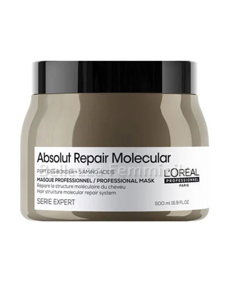 Maschera Capelli Professionale Absolut Repair Molecular- 500ml - L'orèal Professional Paris Serie Expert