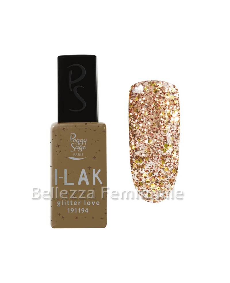 I-Lak Semi-Permanent Gel Polish - Glitter Love - 191194 Peggy Sage