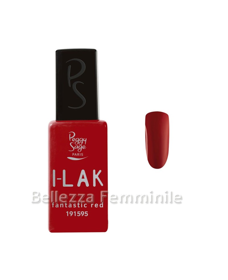 I-Lak Semi-Permanent Gel Polish - Fantastic Red - 191595 - Peggy Sage