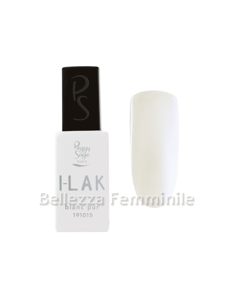 Semi-permanent Gel Nail Polish I-Lak - Blanc Pur- 191015 - Peggy Sage