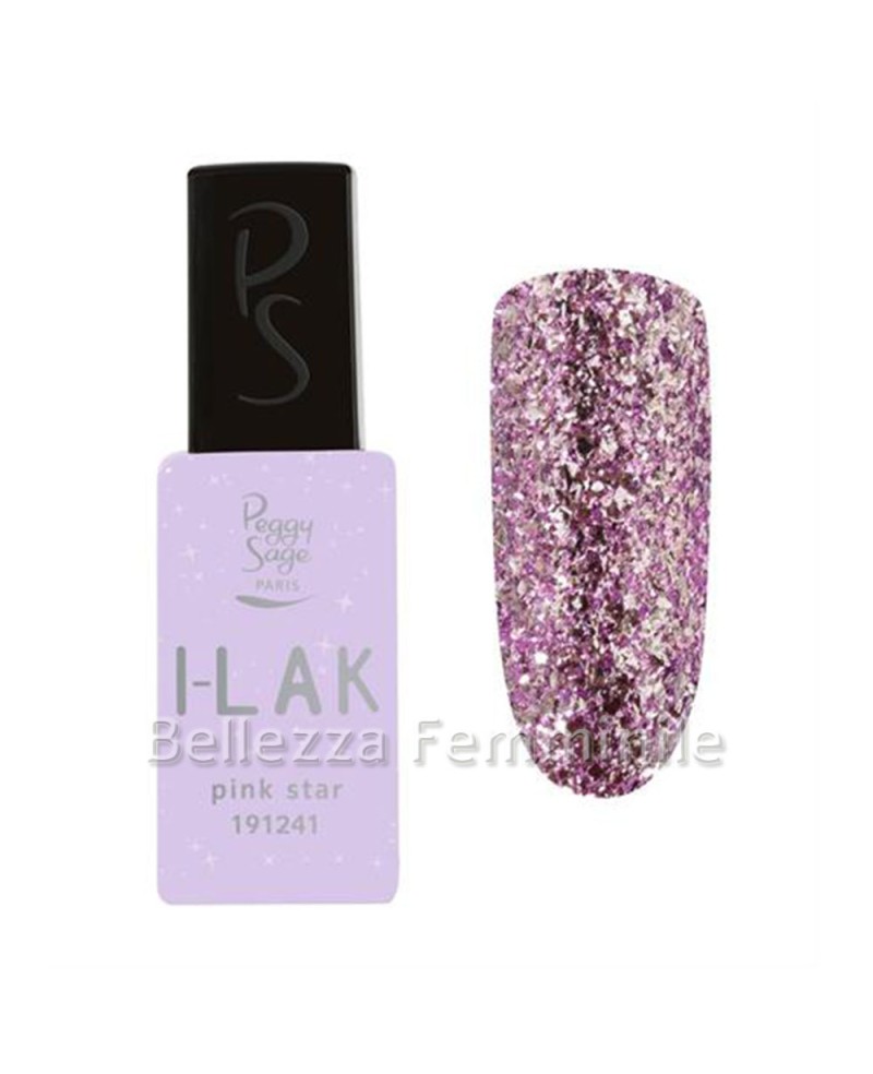 Semi-Permanent Gel Nail Polish I-Lak - Pink Star - 191241 - Peggy Sage