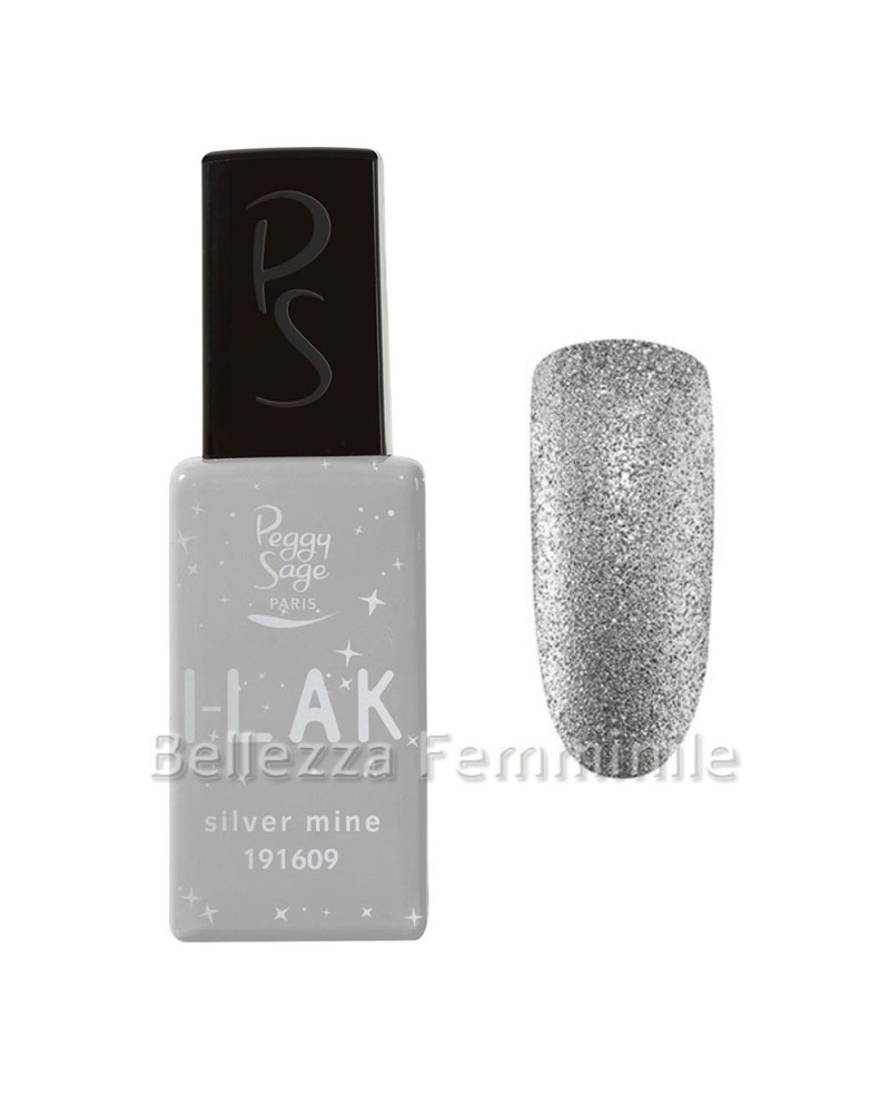 Semi-permanent Gel Nail Polish I-Lak - Silver Mine - 191609 - Peggy Sage