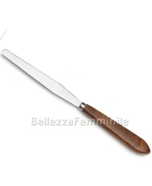 Spatula Body/Face Wax Spreader Metal in Wood