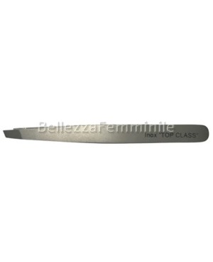 Top Class Stainless Steel Diagonal Cut Eyebrow Tweezers