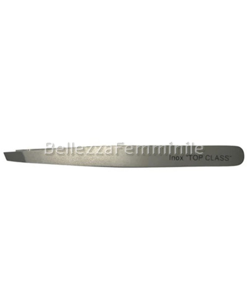 Top Class Stainless Steel Diagonal Cut Eyebrow Tweezers