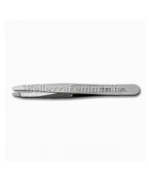 Stainless Steel Straight Cut Eyebrow Tweezers Face