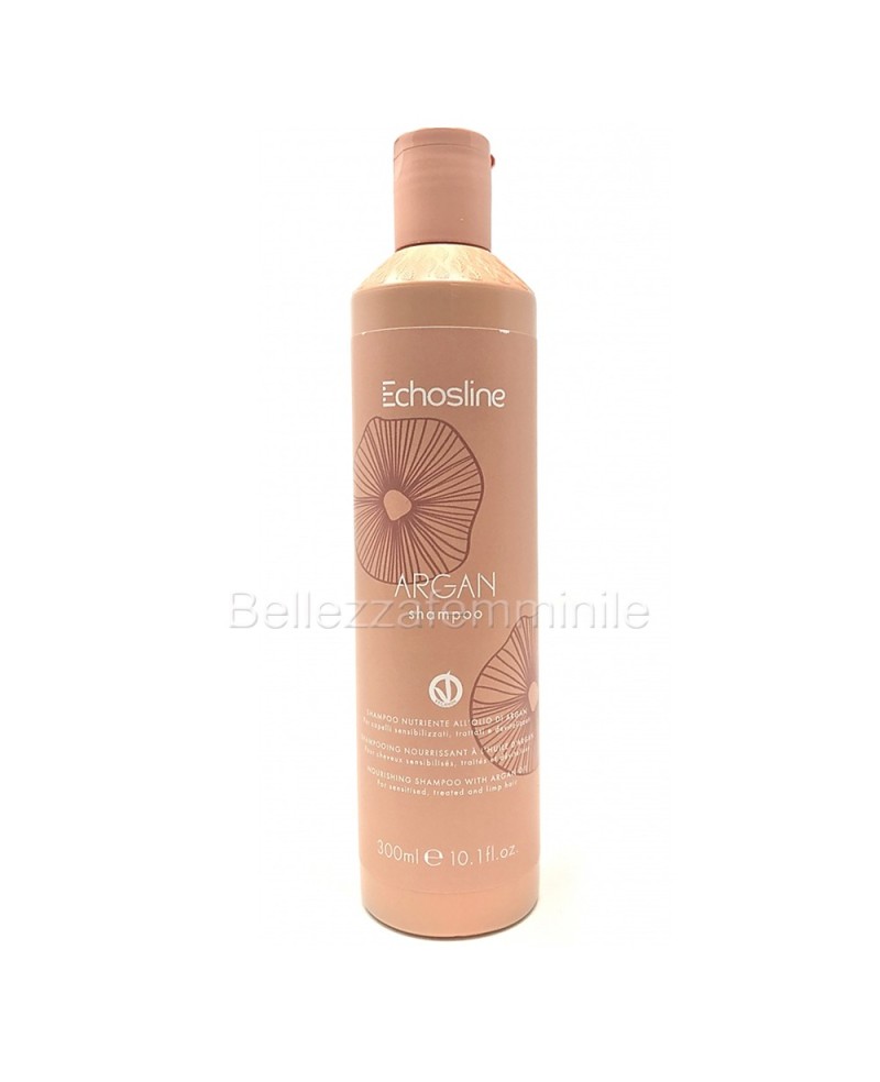 Shampoo Capelli all'Olio di Argan - 300 ml - Echosline Argan VEGAN