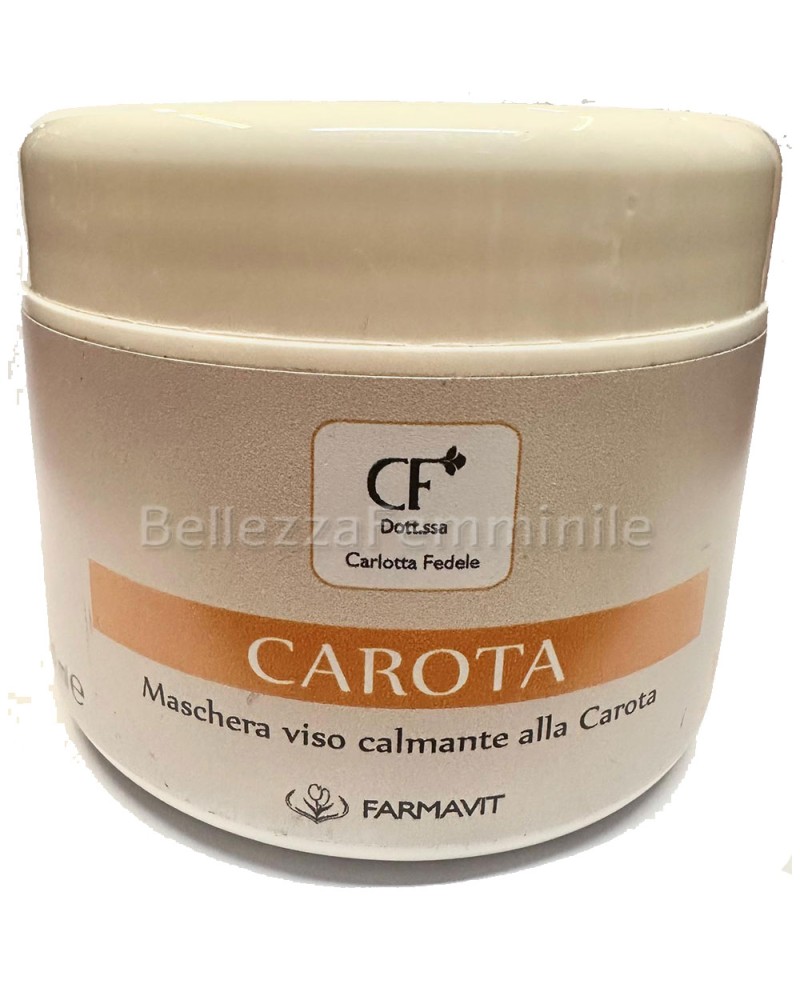 Maschera Viso Calmante alla Carota Farmavit 250ml