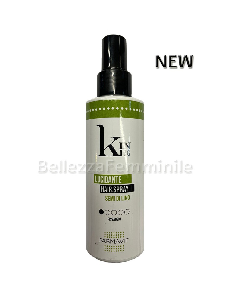 Hair Polish Spray Shine Semi di Lino KIN KIE 150ml - Farmavit