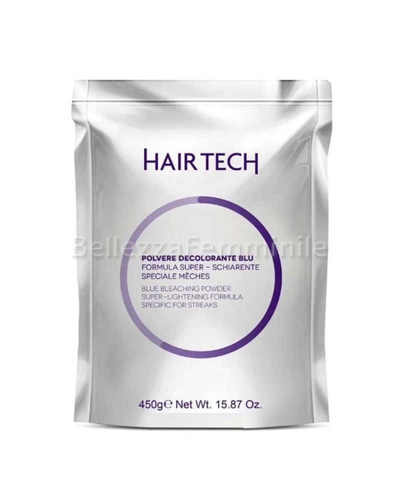 Decolorante Capelli Professionale per Meches in Polvere Blu 8 Toni Hair Tech