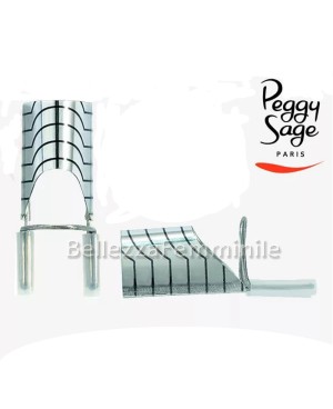 Professional Reusable Nail Forms for Gel/Semi-permanent Reconstruction 5 pieces Peggy Sage