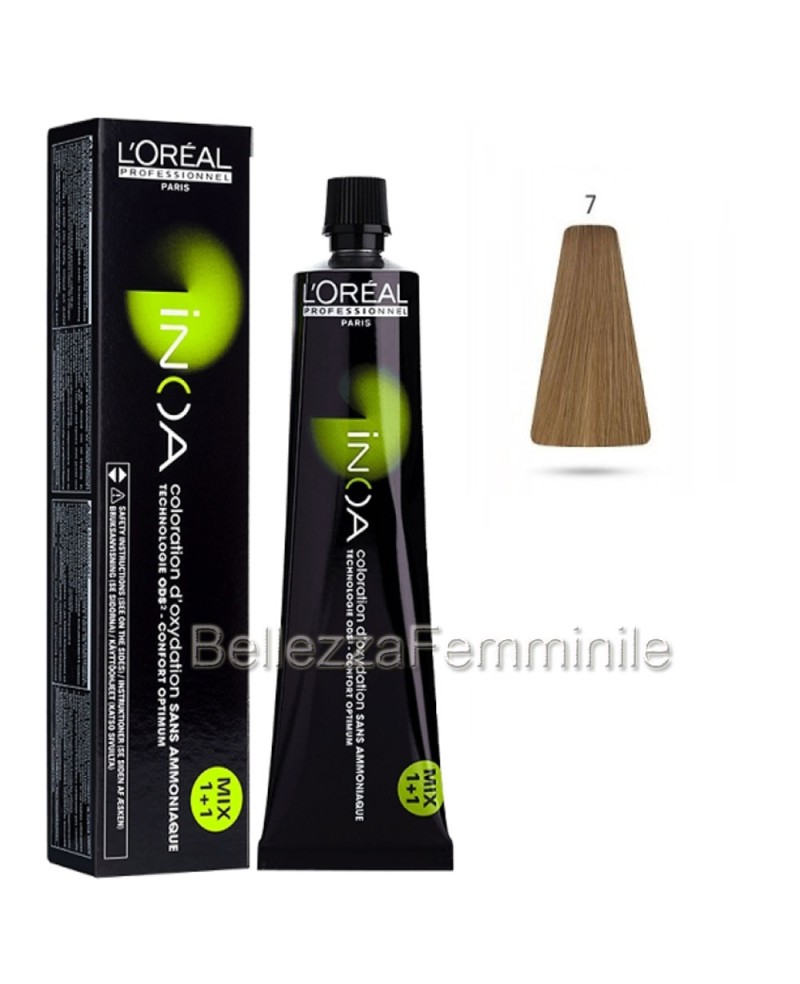 Tinta Colore Capelli Professionale Permanente Senza Ammoniaca INOA L'ORÈAL Professionnel 60ml